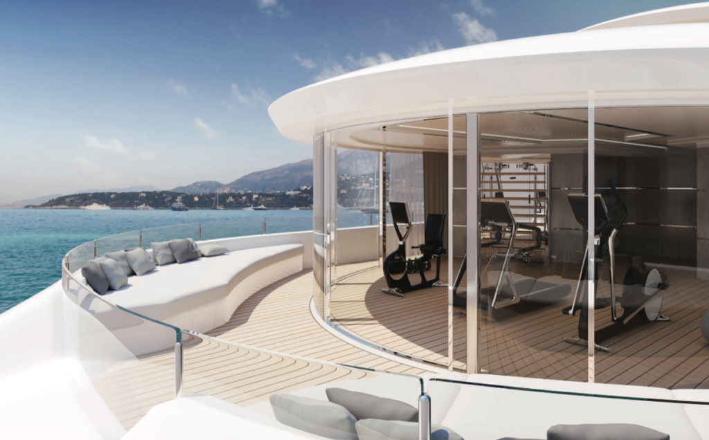 superyacht gym design