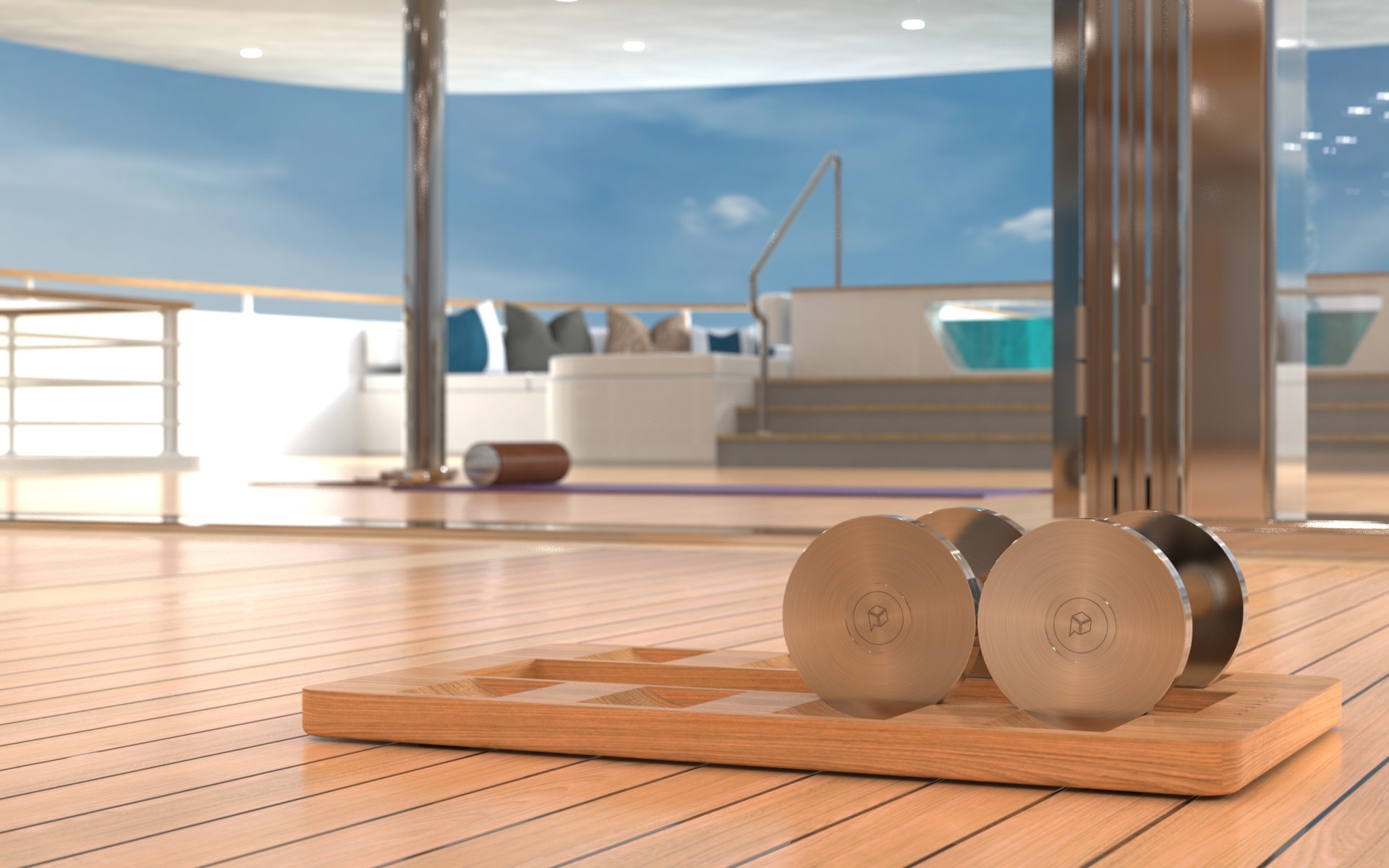 superyacht gym