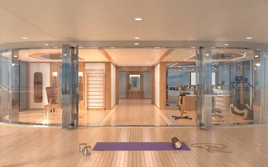 superyacht gym