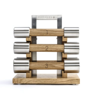 Alternative view of Luxury Pilates Hand Weights - Oak