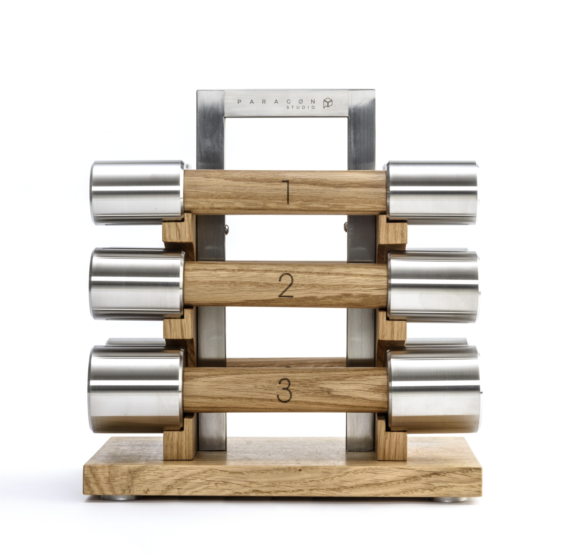 Luxury Pilates Hand Weights - Oak - Image 2